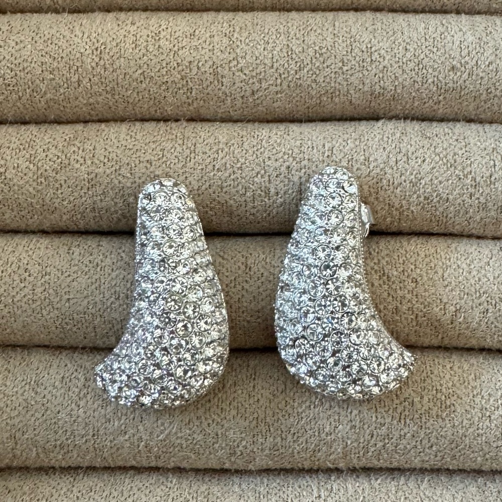 Beautiful crystal pave earringsgs